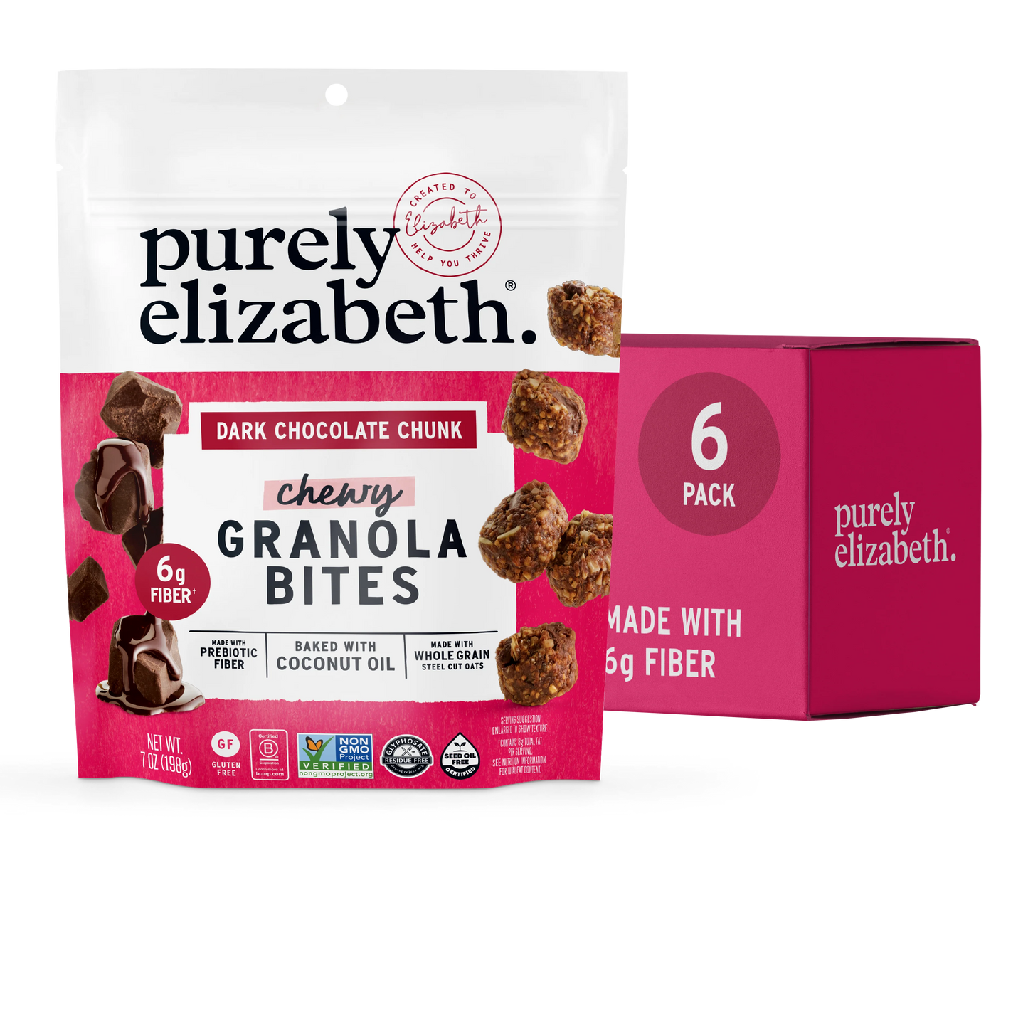 Dark Chocolate Chunk Granola Bites