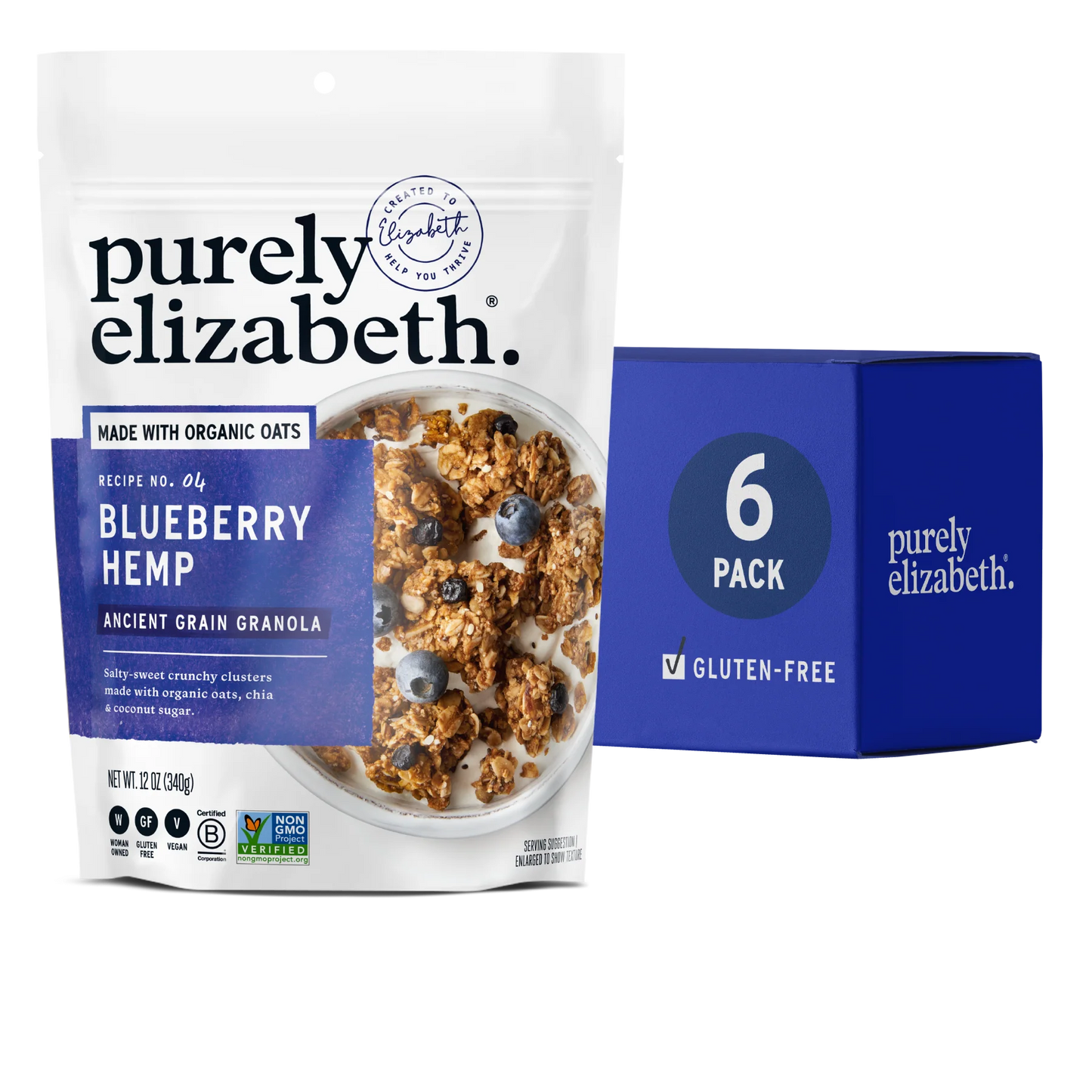 Blueberry Hemp Ancient Grain Granola