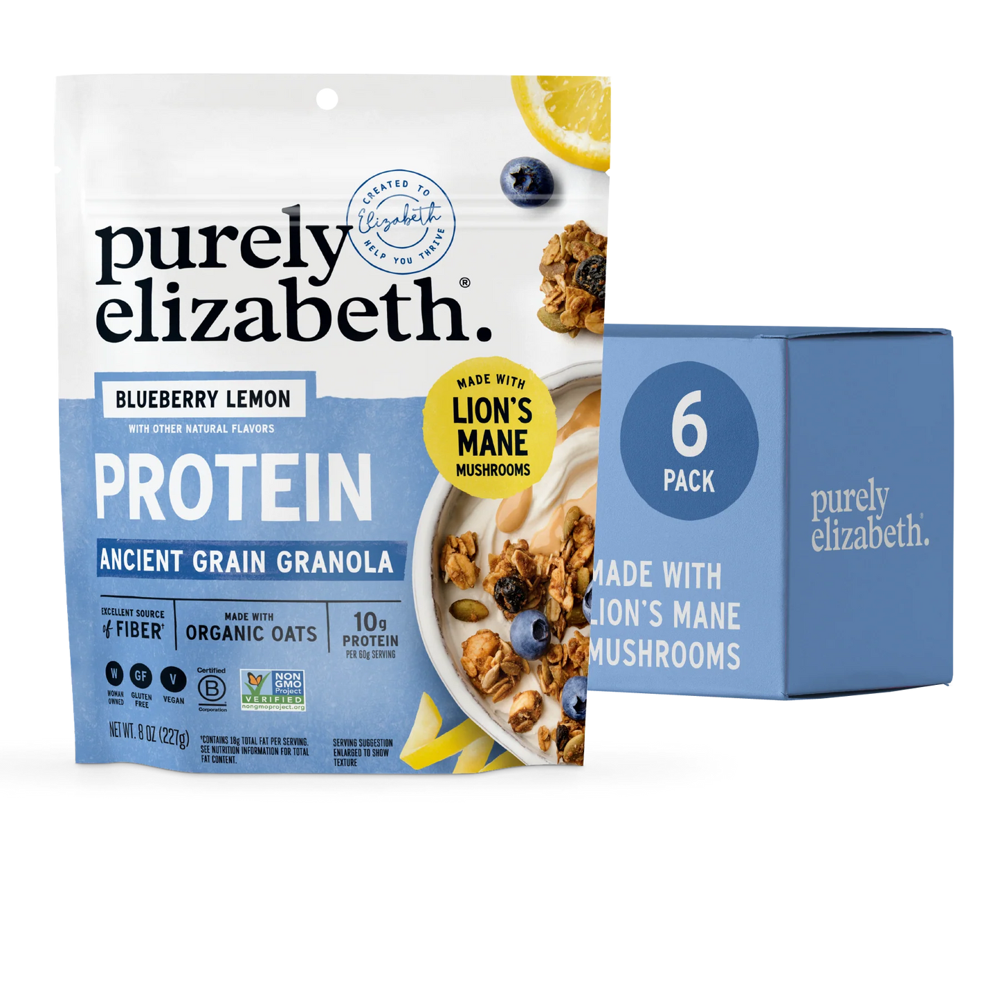 Blueberry Lemon Protein Granola