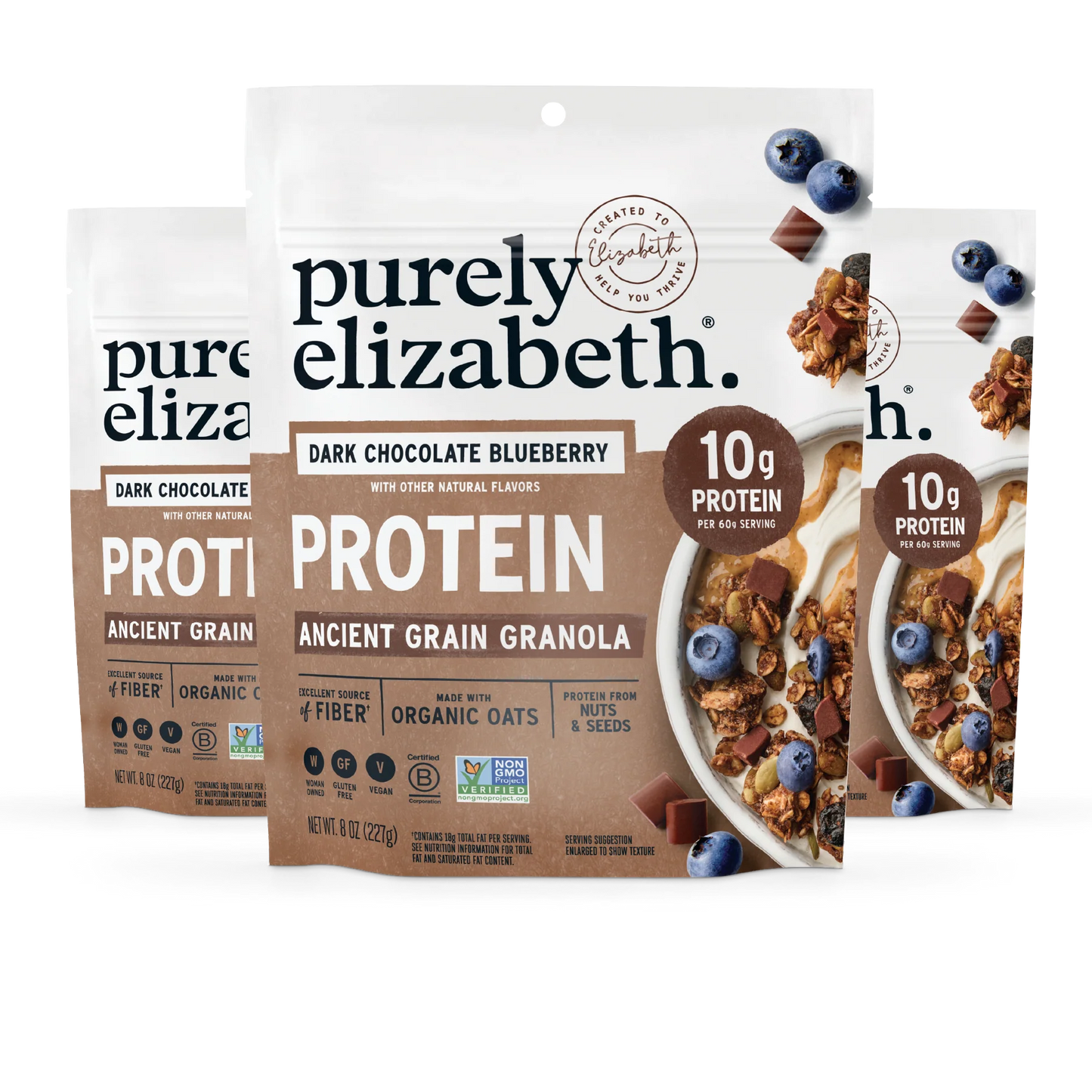 Dark Chocolate Blueberry Protein Granola