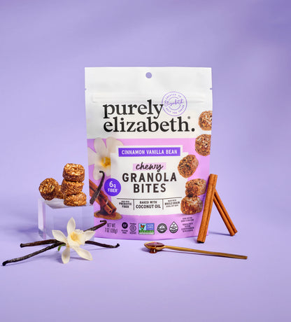 Cinnamon Vanilla Bean Granola Bites