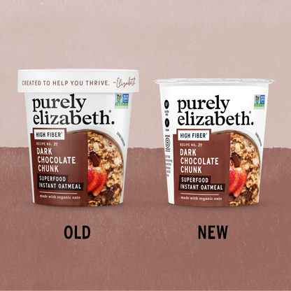 Dark Chocolate Chunk Superfood Oat Cup with Prebiotic Fiber