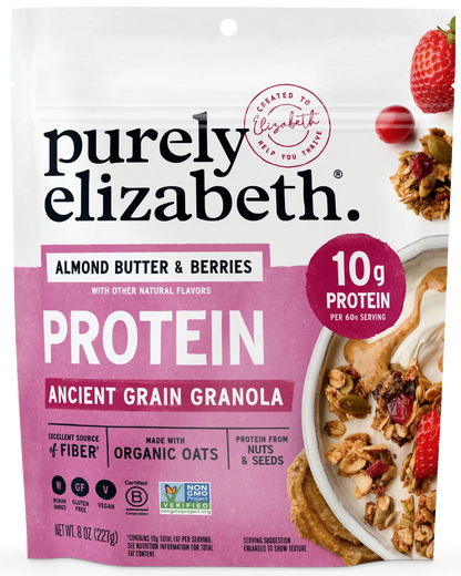 Almond Butter & Berries Protein Granola