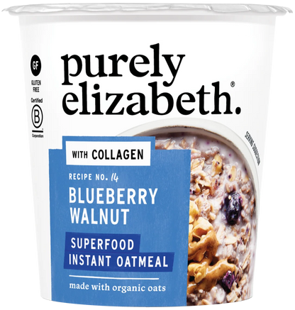 Blueberry Walnut Superfood Oat Cup with Collagen