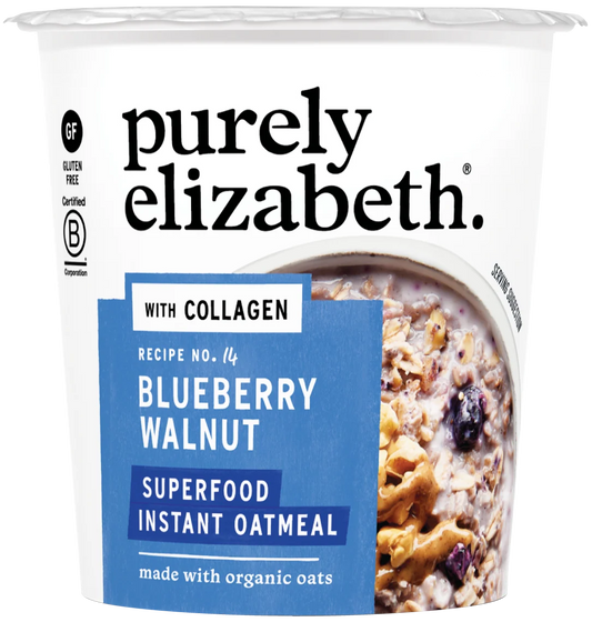 Blueberry Walnut Superfood Oat Cup with Collagen
