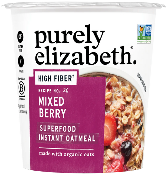 Mixed Berry Superfood Oat Cup with Prebiotic Fiber