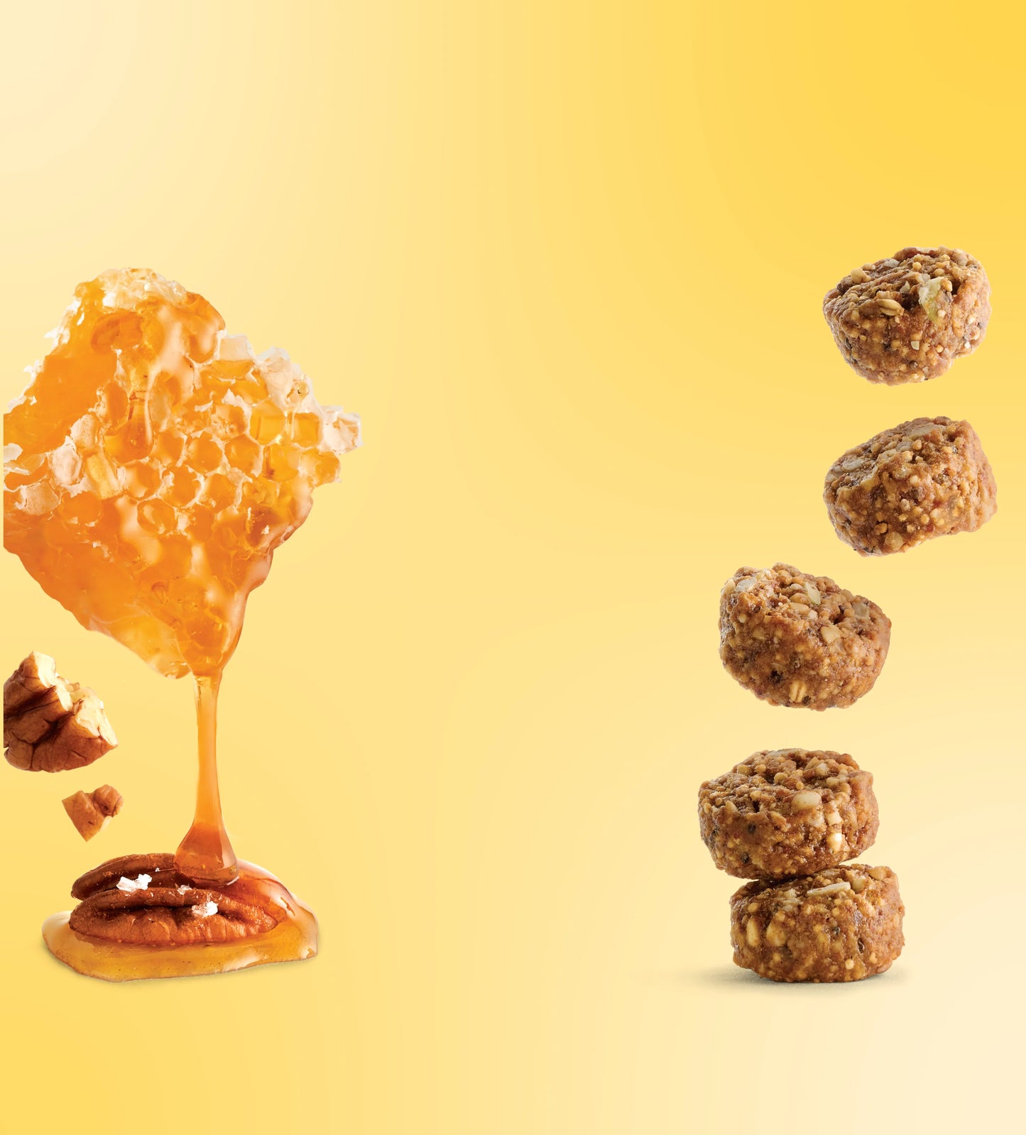 Salted Honey Pecan Granola Bites