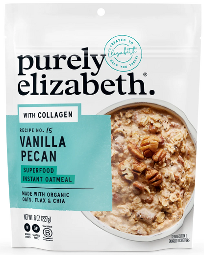 Vanilla Pecan Superfood Oatmeal Pouch with Collagen