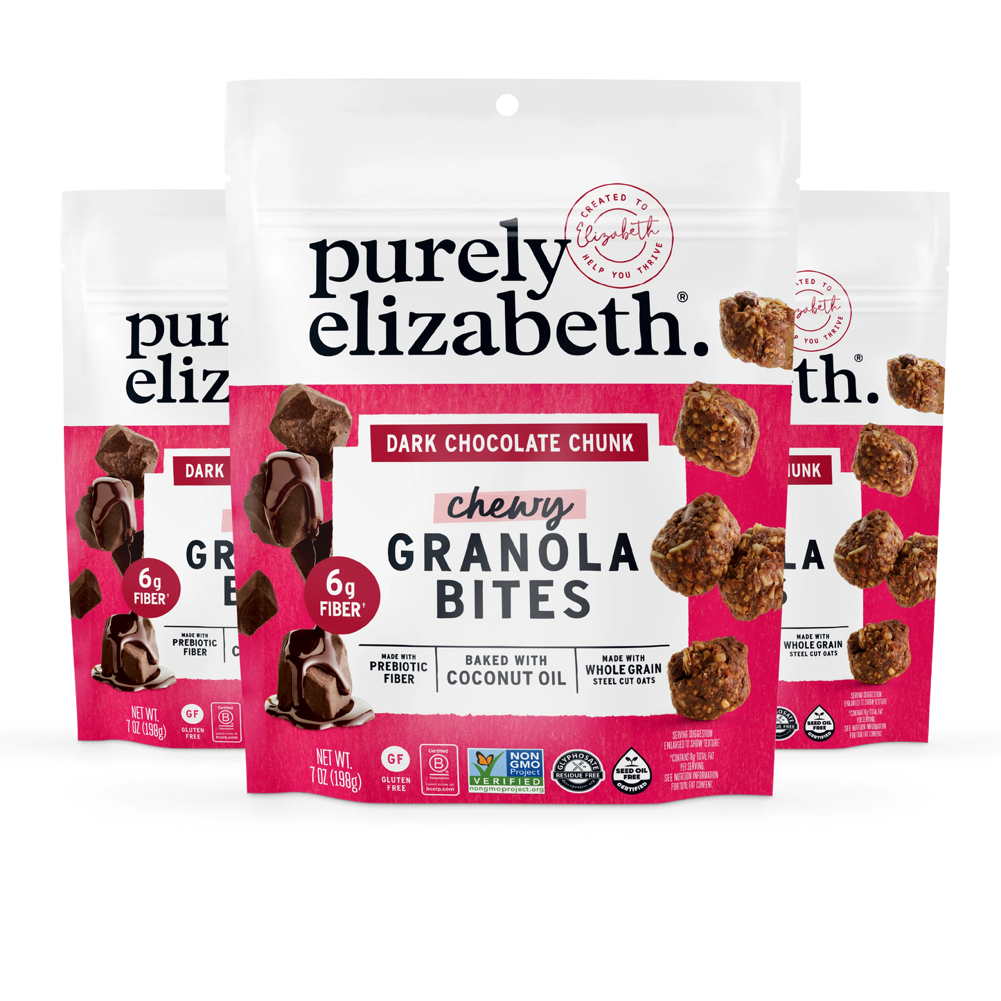 Dark Chocolate Chunk Granola Bites