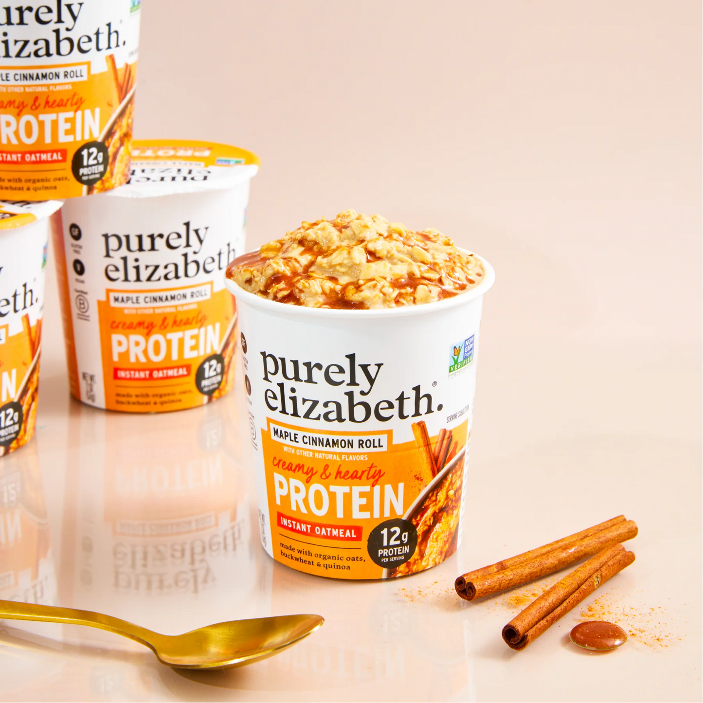 Maple Cinnamon Roll Protein Oatmeal Cup