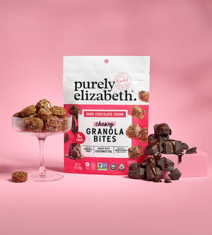 Dark Chocolate Chunk Granola Bites