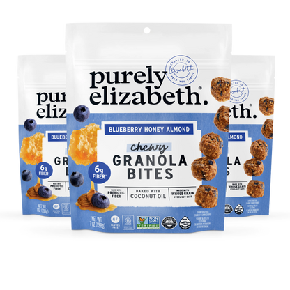 Blueberry Honey Almond Granola Bites
