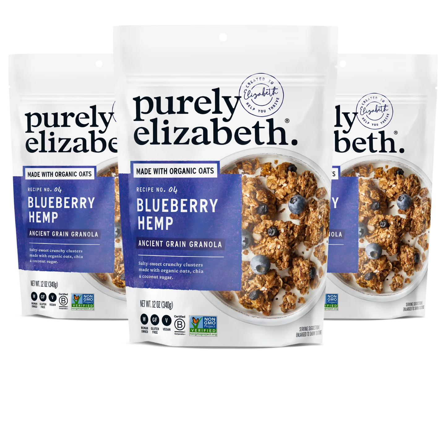 Blueberry Hemp Ancient Grain Granola