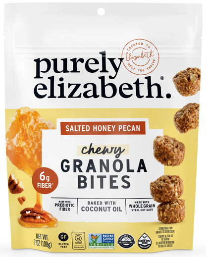 Salted Honey Pecan Granola Bites