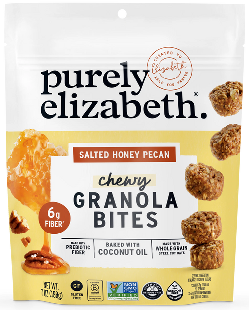 Salted Honey Pecan Granola Bites