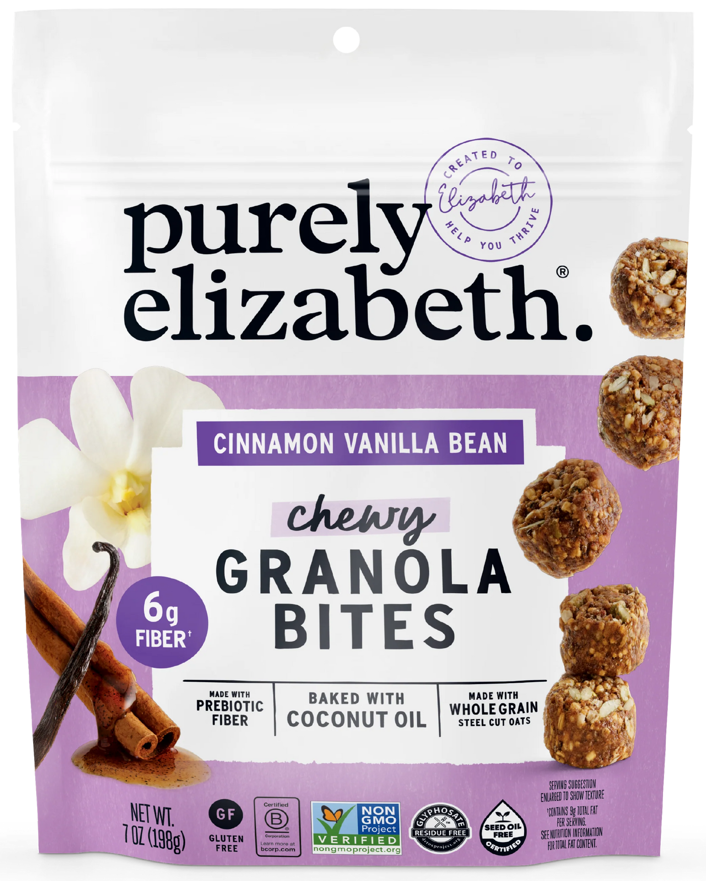 Cinnamon Vanilla Bean Granola Bites