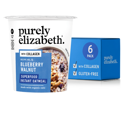 Blueberry Walnut Superfood Oat Cup with Collagen