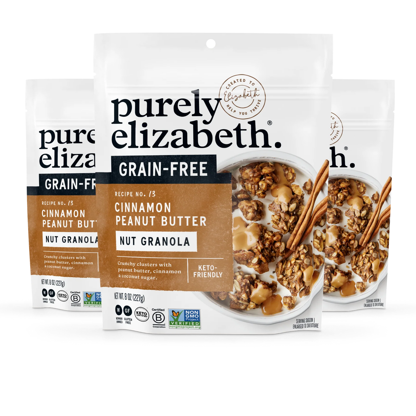 Cinnamon Peanut Butter Grain-Free Granola