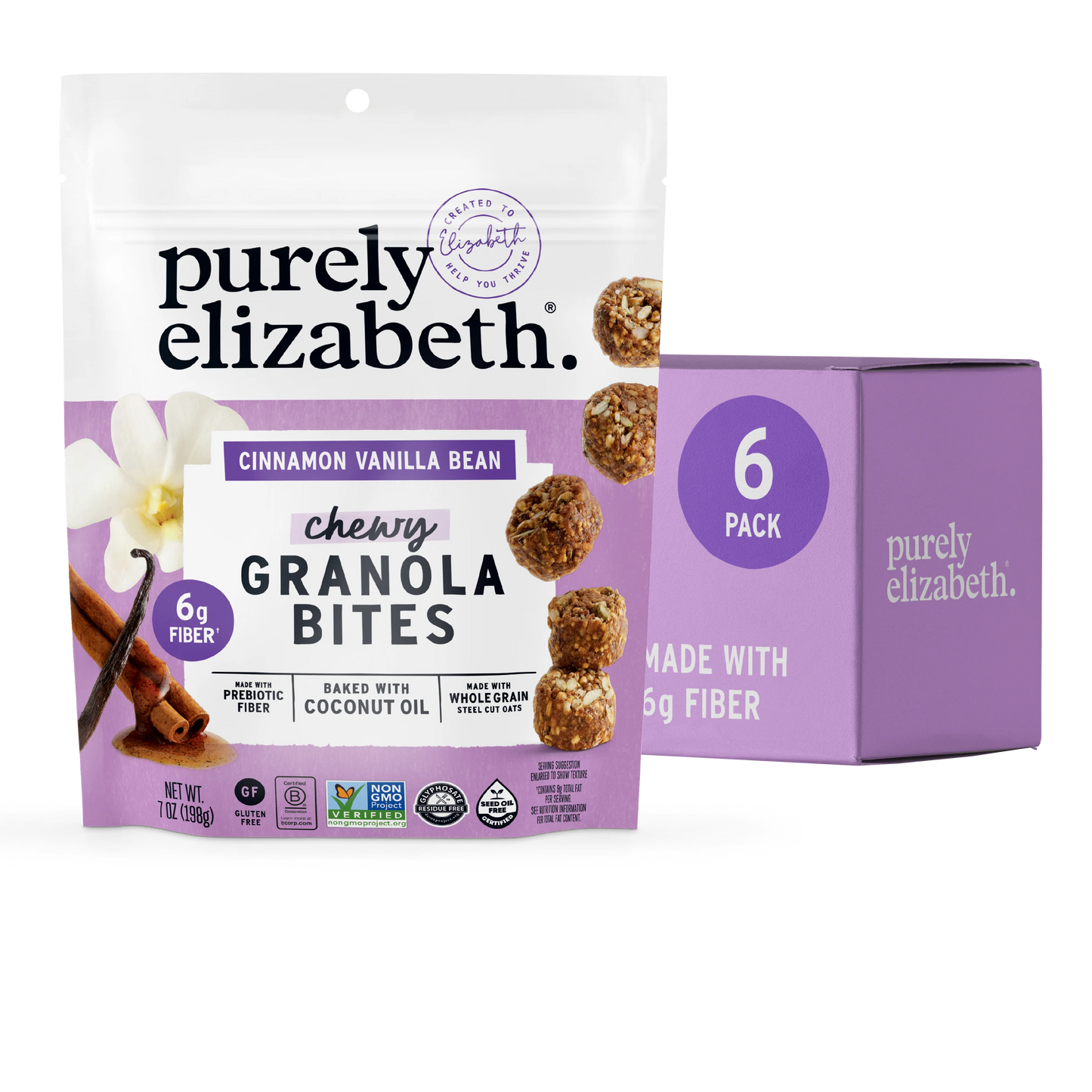 Cinnamon Vanilla Bean Granola Bites