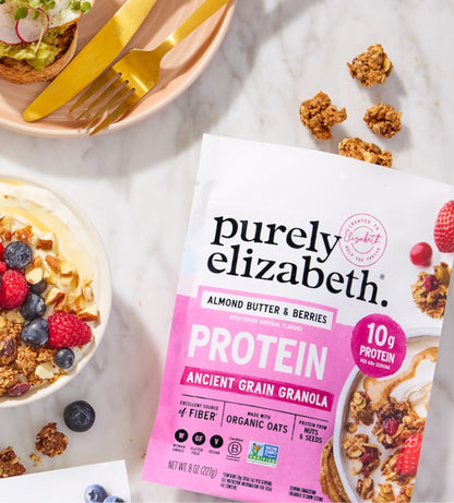 Almond Butter & Berries Protein Granola