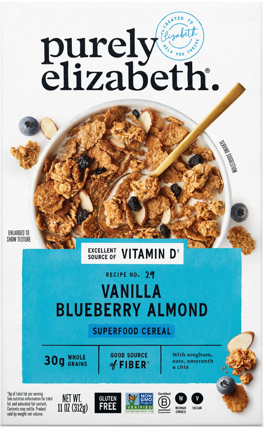 Vanilla Blueberry Almond Superfood Cereal with Vitamin D