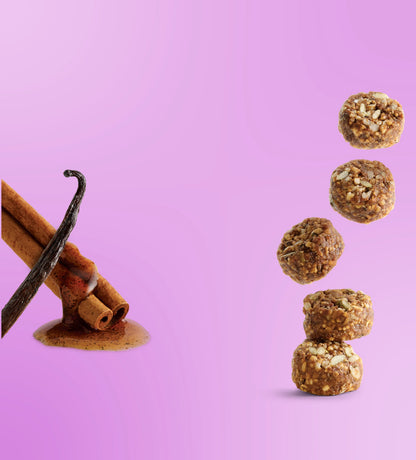 Cinnamon Vanilla Bean Granola Bites