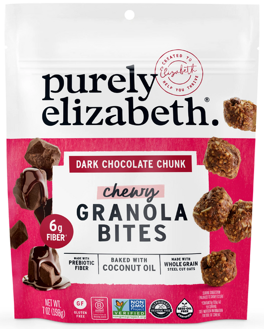 Dark Chocolate Chunk Granola Bites