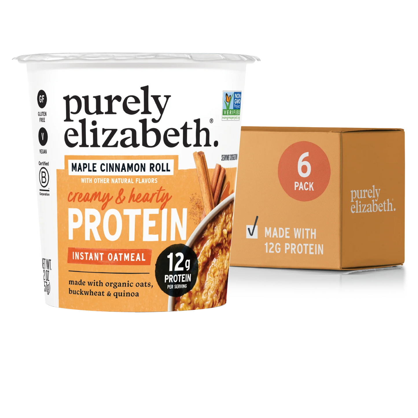 Maple Cinnamon Roll Protein Oatmeal Cup