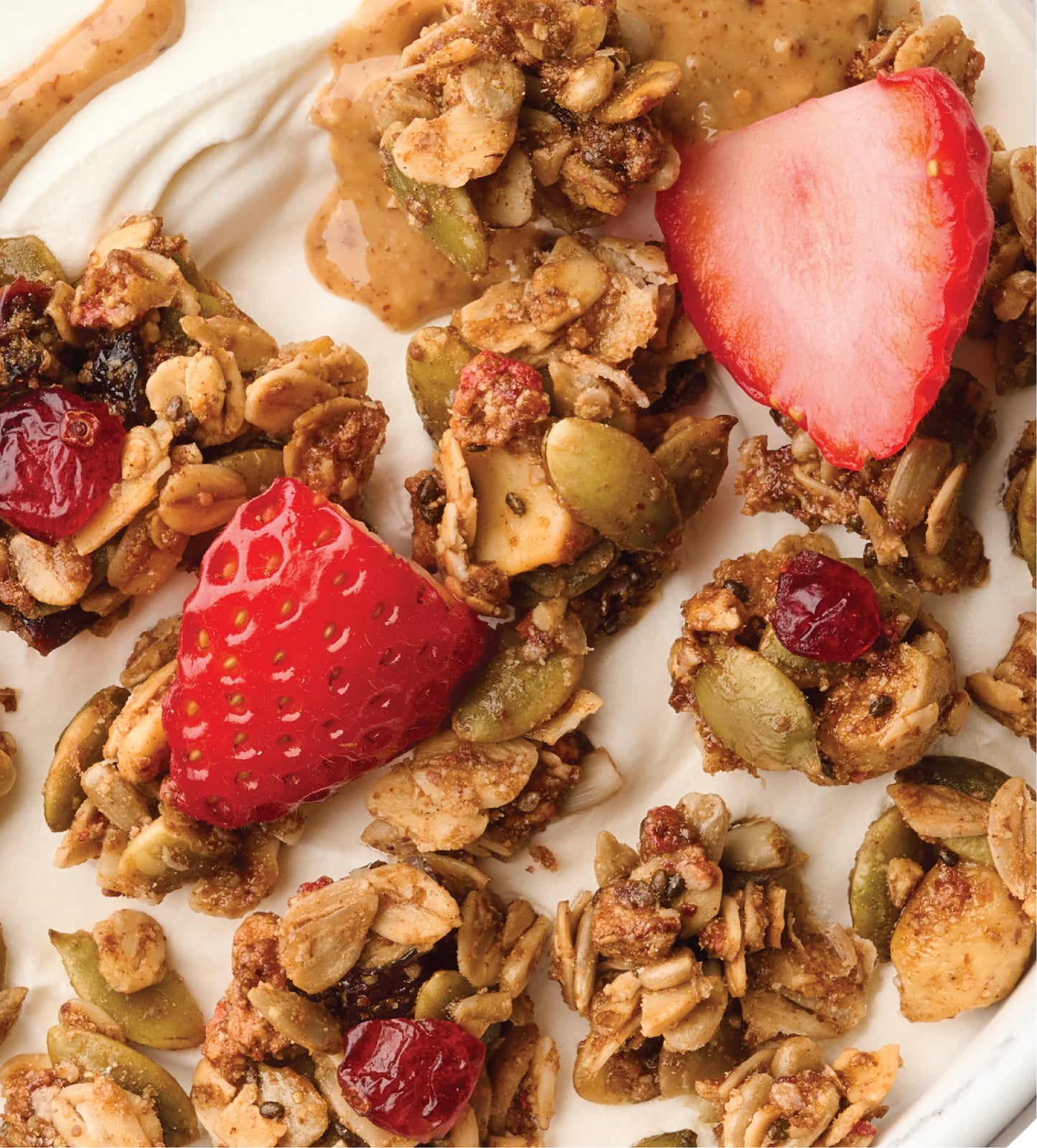 Almond Butter & Berries Protein Granola