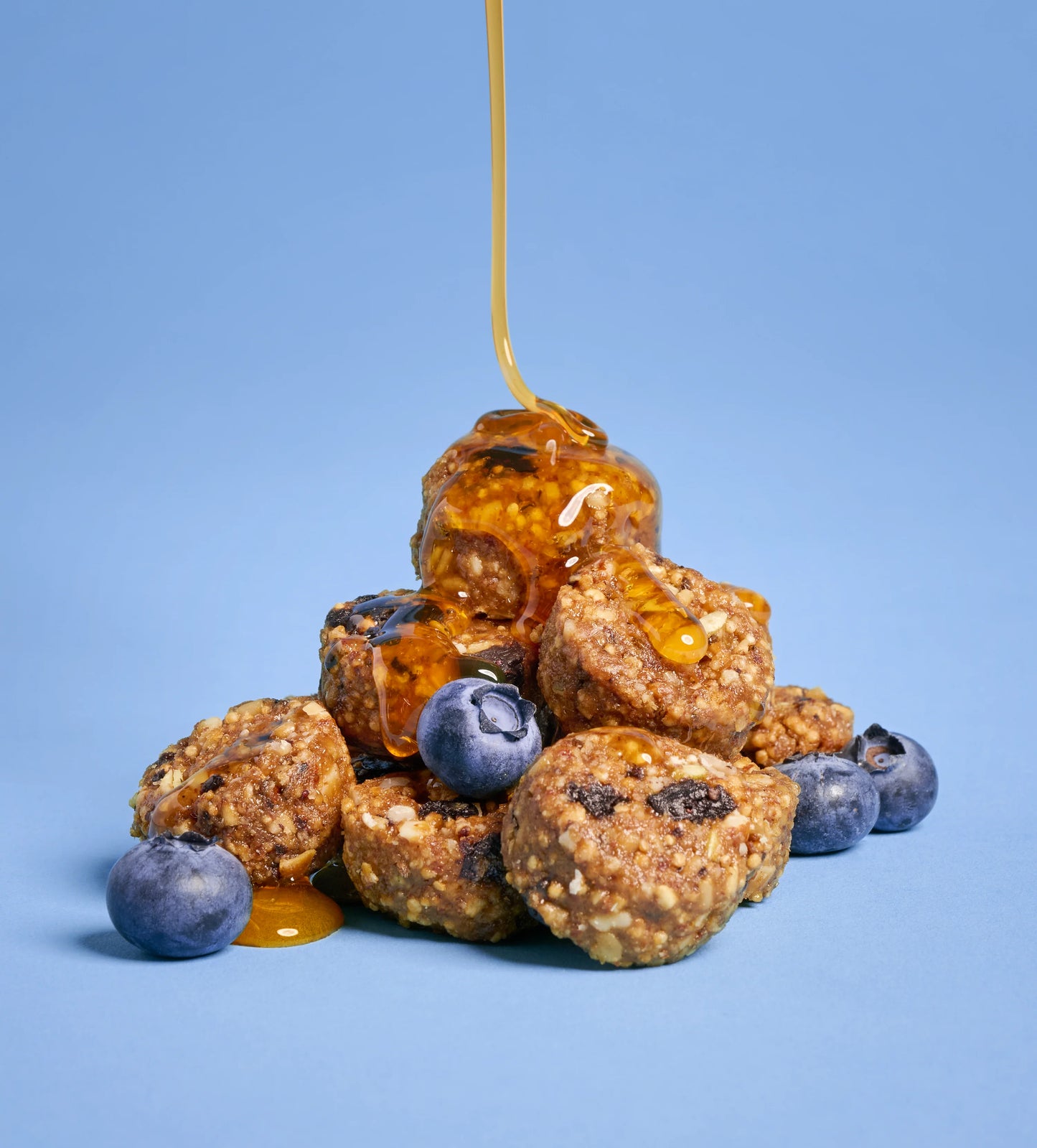 Blueberry Honey Almond Granola Bites