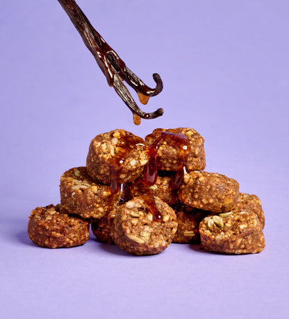 Cinnamon Vanilla Bean Granola Bites