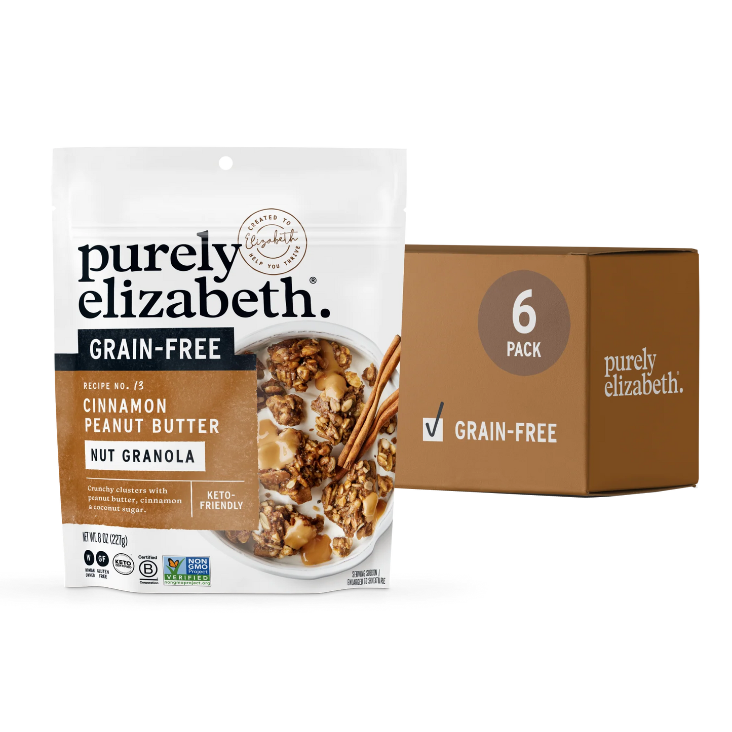 Cinnamon Peanut Butter Grain-Free Granola
