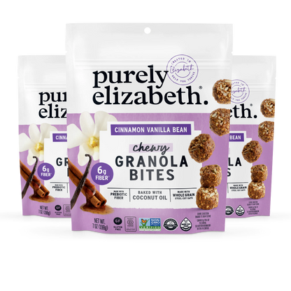Cinnamon Vanilla Bean Granola Bites