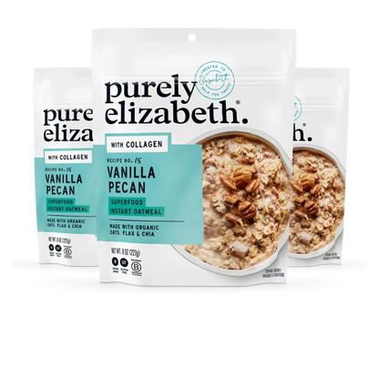 Vanilla Pecan Superfood Oatmeal Pouch with Collagen