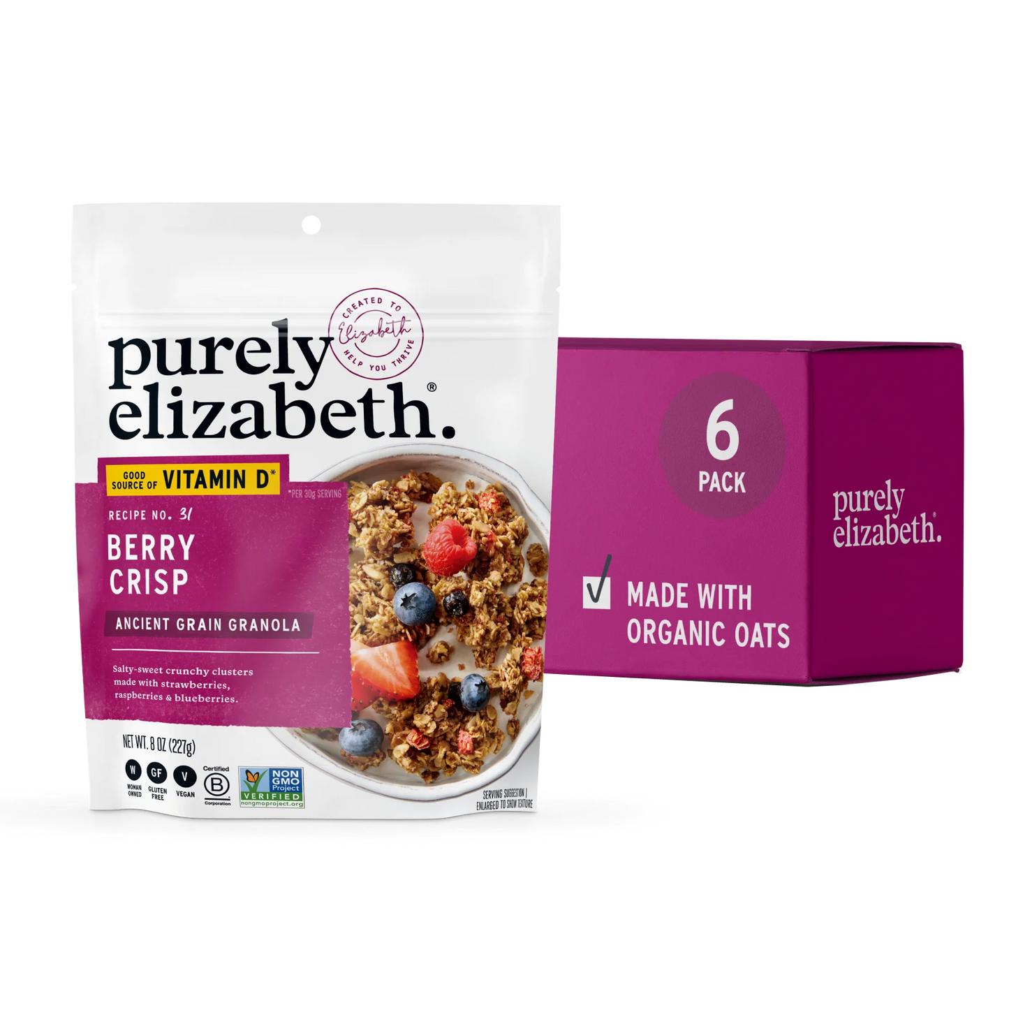 Berry Crisp Ancient Grain Granola with Vitamin D