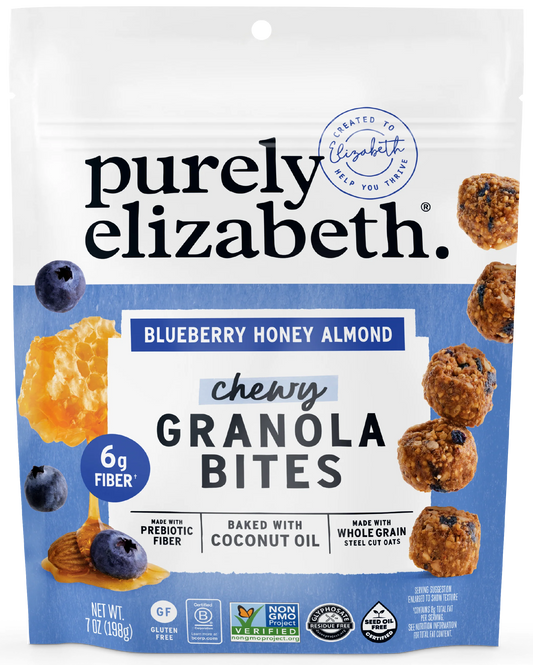 Blueberry Honey Almond Granola Bites