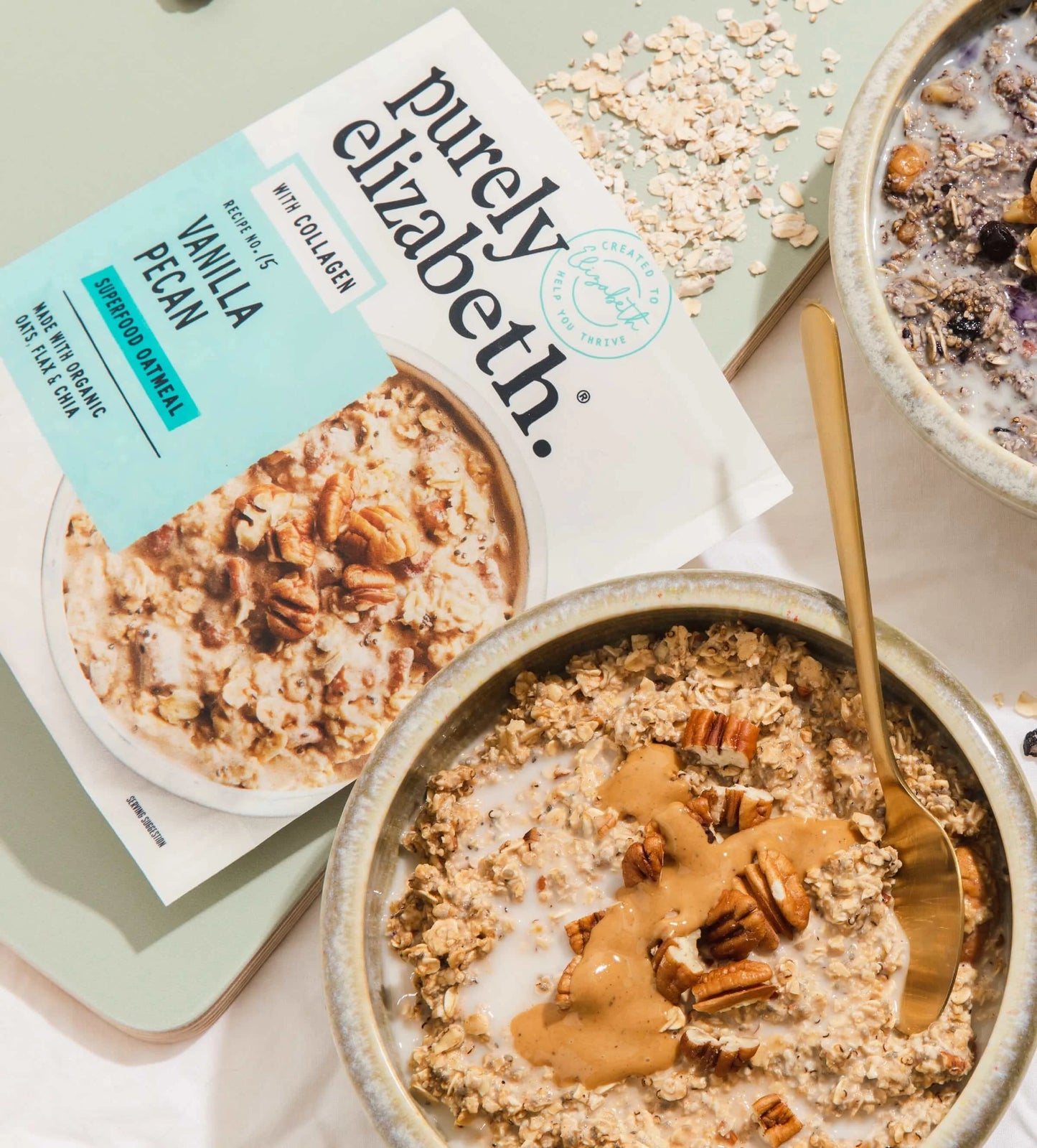Vanilla Pecan Superfood Oatmeal Pouch with Collagen