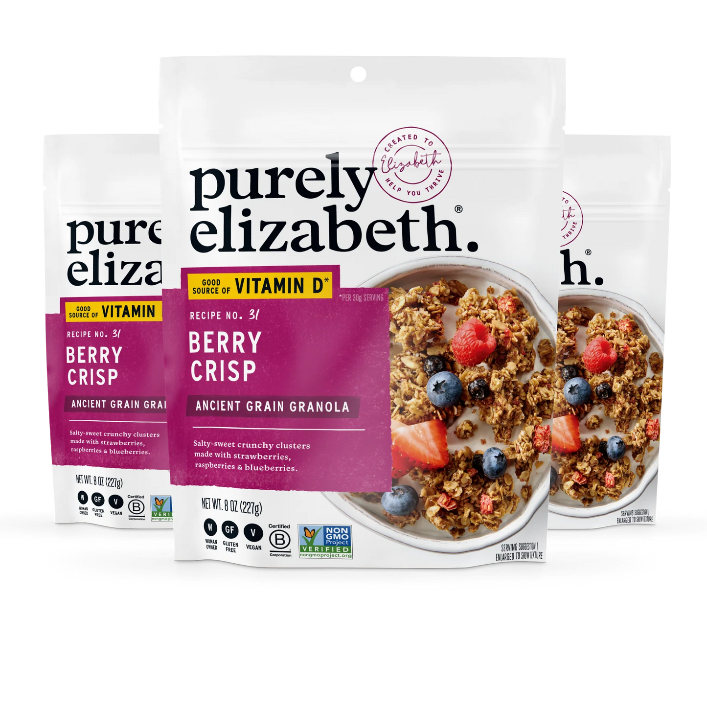 Berry Crisp Ancient Grain Granola with Vitamin D