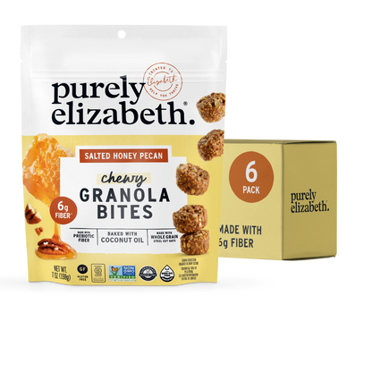 Salted Honey Pecan Granola Bites